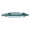 Center drill cylindrical HSS diameter 1.6 mm length 40 cutting direction right point angle 118 coating-- no without cooling channel , DIN 333